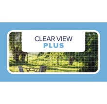 Síťovina proti hmyzu Clear View Plus pro vysokou průhlednost a jasný výhled do zahrady.