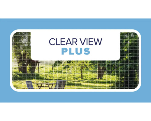 Síťovina proti hmyzu Clear View Plus pro vysokou průhlednost a jasný výhled do zahrady.