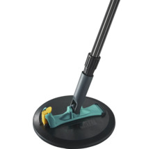 Ruční bruska Wolfcraft s teleskopickou násadou a kulatou brusnou deskou na stěny a stropy