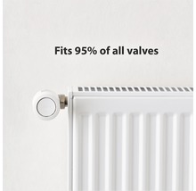 Radiátorový termostat na radiátorovém ventilu pasuje na 95 procent všech ventilů