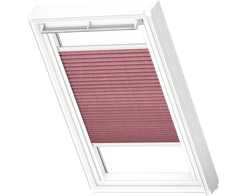 Střešní okenní žaluzie v bílém rámu