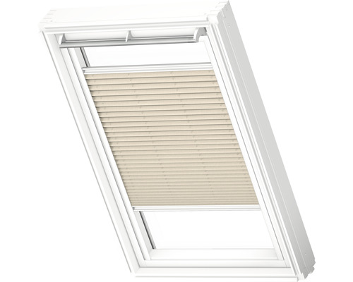 Střešní okno s plisovanou sluneční clonou