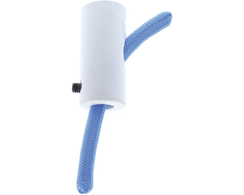 Držák lana s lanem a upevňovacím šroubem