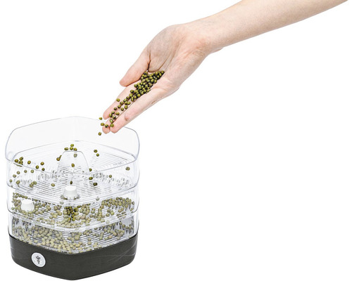 Klíčící miska s plněním osiva