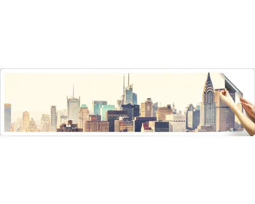 Samolepka na zeď s panoramatem New Yorku