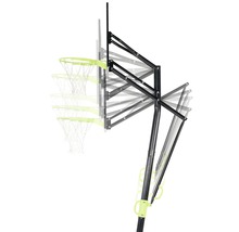 Nastavitelný basketbalový koš se sítí a stojanem