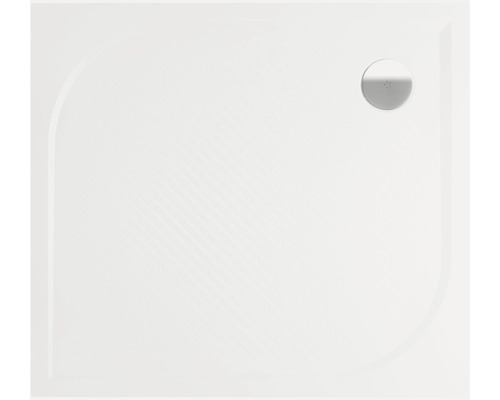 Čtvercová sprchová vanička s odtokem