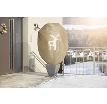 Ochranný vak na rostliny s motivem jelena pro ochranu rostlin v zimě