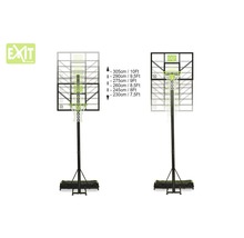 Nastavitelný basketbalový koš se sítí a stojanem