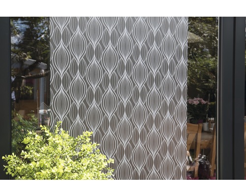 Okenní fólie s abstraktním vzorem pro dekoraci a ochranu soukromí