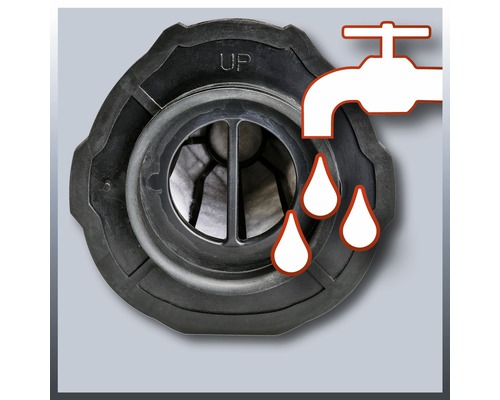 Filtr pro mokré a suché vysavače s vodním symbolem