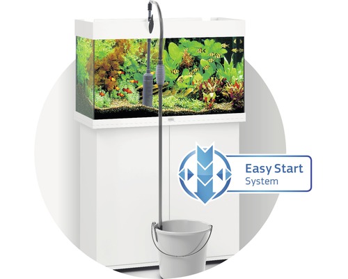 Akvárium se skříňkou a sadou pro výměnu vody