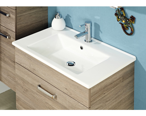 Skříňka pod umyvadlo s umyvadlem, baterií a dávkovačem mýdla