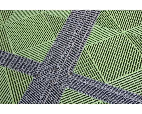 Spojovací dlaždice s drenážním vzorem