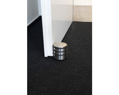 Dveřní zarážka z nerezové oceli, válcový tvar