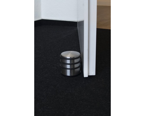 Nerezový dveřní doraz pro montáž na stěnu