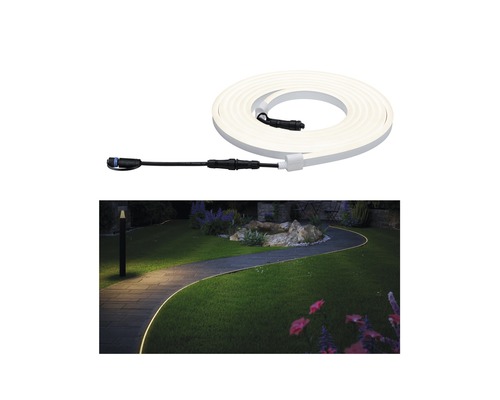 LED světelný had a osvětlení zahradní cesty
