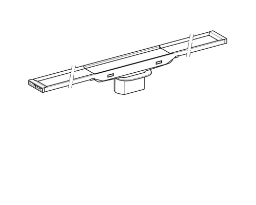 Sprchový žlab s odtokem