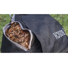 Vak na listí naplněný listím s logem Bosch