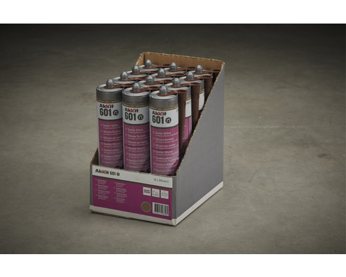 Karton s dvanácti kartuší sanitárního silikonu