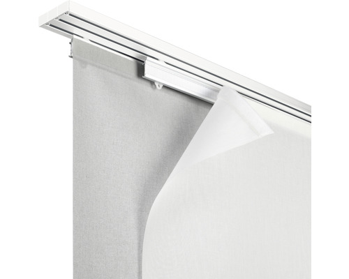 Záclonová lišta s panelovým vozíkem a panelovým závěsem