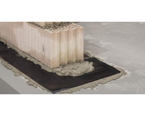 Zdivo z cihel s hydroizolací