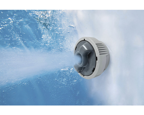 Tryska vířivky v provozu