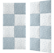 Dva zvukově izolační panely s vesmírnými motivy