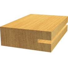 Dřevěný profil s drážkou