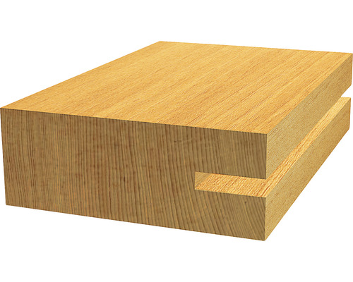 Dřevěný profil s drážkou