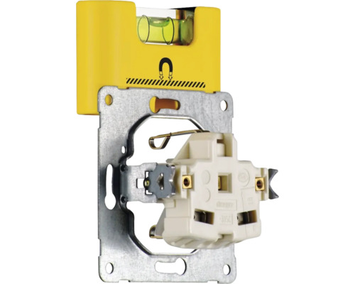 Zásuvková vložka Schuko s vodováhou