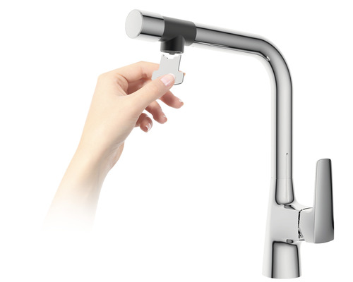 Baterie s vložkou pro úsporu vody a rukou