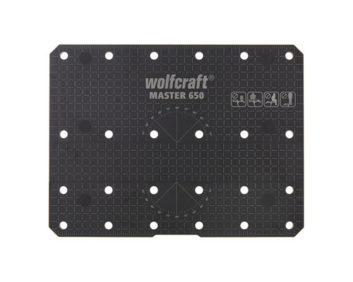 Wolfcraft Master 650 pracovní deska s otvory