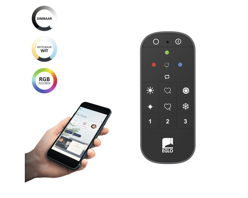 Ovládání pomocí smartphonu a dálkového ovladače