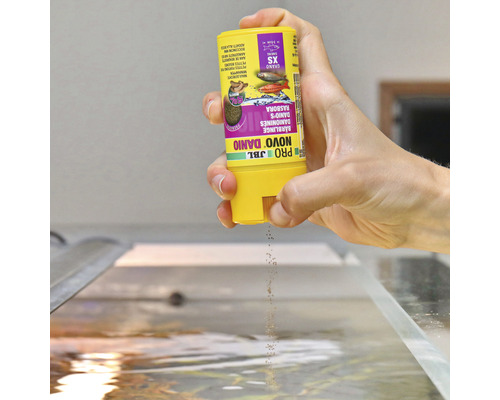 Granulované krmivo JBL PRONOVO DANIO GRANO vel.XS 100 ml Krmivo pro ryby JBL Pro Novo Danio XS se dávkuje do akvária