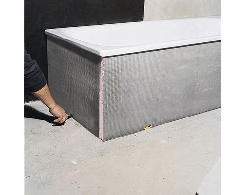 Instalace vany s instalačními deskami a řemeslníkem