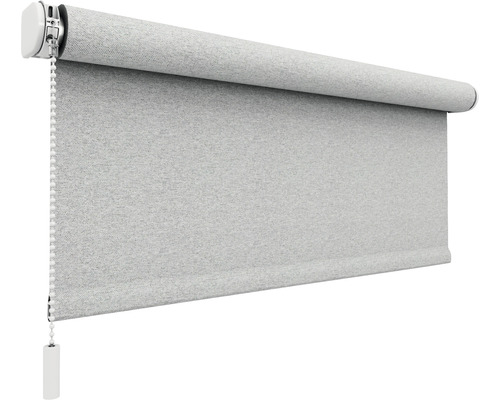Šedá roleta s řetízkovým ovládáním