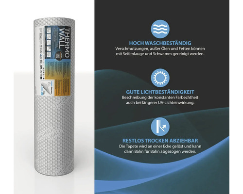 Role tapety Thermo Wall s vlastnostmi produktu