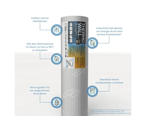 Role tapety Thermo Wall pro tepelnou izolaci a úsporu energie