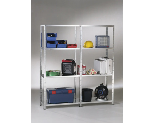 Kovový regál s nářadím a příslušenstvím