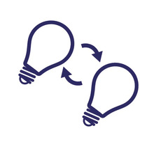 Symbol pro výměnu žárovky