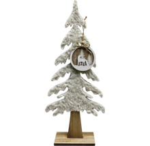 Dekorativní vánoční stromek ze dřeva s motivem jelena