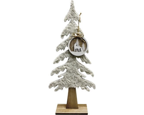 Dekorativní vánoční stromek ze dřeva s motivem jelena