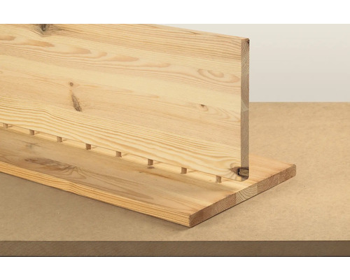 Dřevěná deska s čepovým spojem