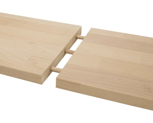 Spojení dvou dřevěných desek pomocí kolíků