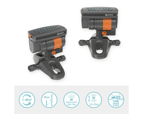 Zavlažovač Gardena pro zavlažování zahrad