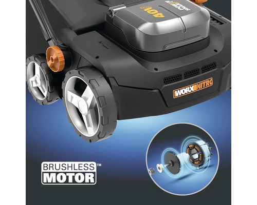 Akumulátorová sekačka na trávu s bezkartáčovým motorem