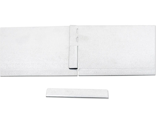 Detail kovové lišty se spojovacím prvkem