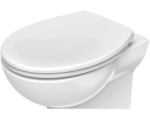 Závěsný hlubokosplachovací záchod s WC sedátkem