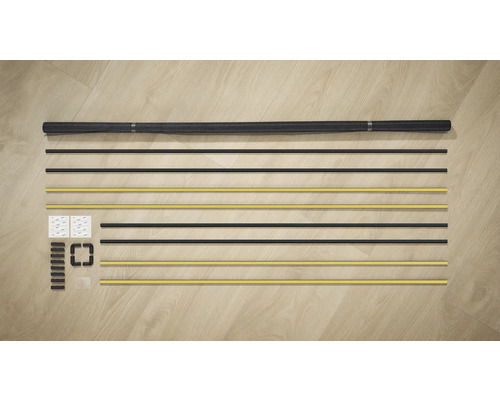 Síť proti hmyzu s příslušenstvím pro montáž